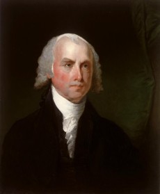 James Madison, by Gilbert Stuart