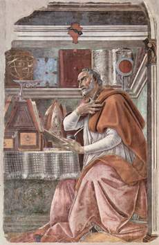 Saint Augustine, by Sandro Botticelli