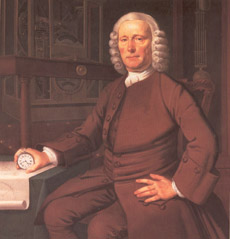 John Harrison with Clocks