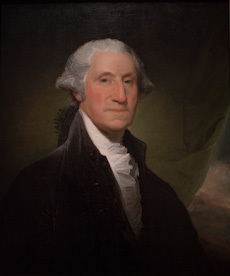 George Washington, painting by Gilbert Stuart